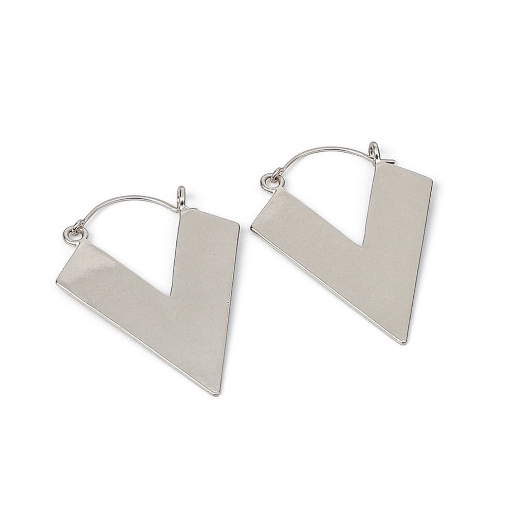 Any 2/$20! Silver V Ear Wire Earrings - Picture 3 of 7